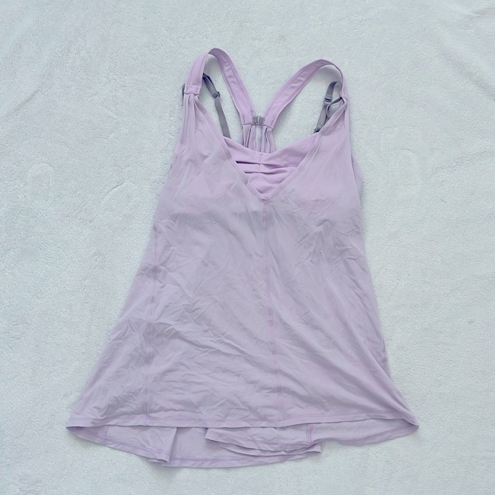 Lululemon light purple workout tank